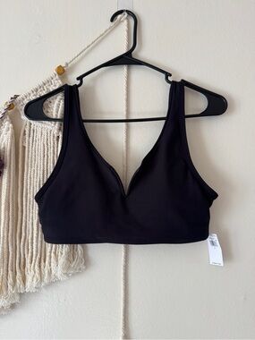 Old Navy Black Active Powersoft Sports Bra